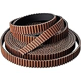 Turmberg3D - Cinghia dentata GT2 5m x 6mm | Cavo di trazione in fibra di vetro | Superficie dentata in nylon marrone resisten