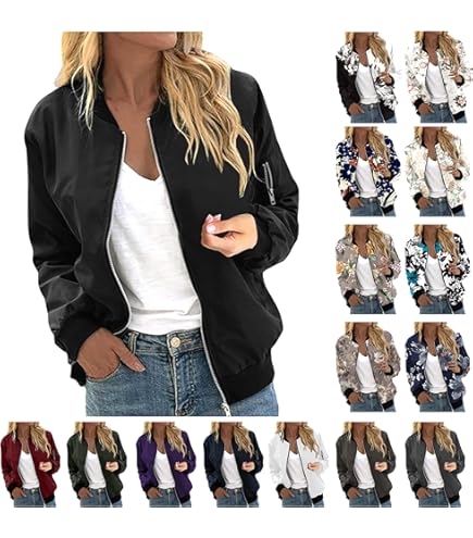 Damen Sommerjacke Große Größen - Elegante Übergangsjacke In Bunt Mit Vintage Look