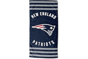 THE NORTHWEST COMPANY New England Patriots - Toalla de Playa a Rayas (30 x 60 cm)