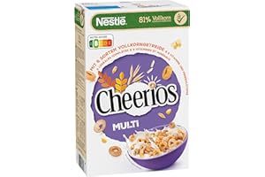 NESTLE Nestlé Multi CHEERIOS Frühstücks-Cerealien aus 5 Vollkorngetreide-Sorten, 1er Pack (1x375g)