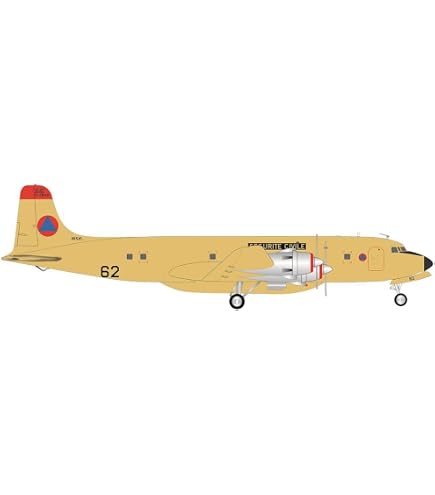 Maqueta A Escala 1/500 Del Avión KLM Douglas DC-6B - Modelo Prefabricado En Metal, Coleccionismo