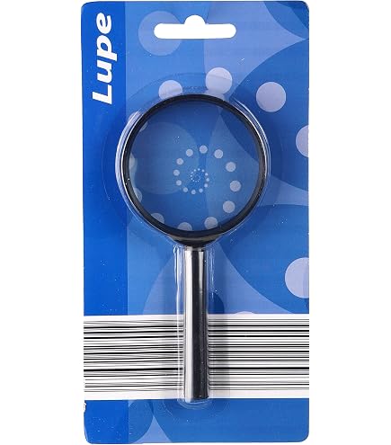 Loupe Portable Grossissement X5 - Lentille 90mm En Verre Optique - Poignée Métal Pour Lecture, Timbres, Inspection - Maison, Bureau, Voyage