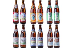 WURSTBARON Premium Bayerische Biere Set - 6er oder 12er Pack 0,5L | Traditionelle Geschmacksreise | Ideal für Genießer & Geschenk (12)