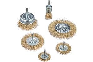 Mannesmann M43806 6-częściowy zestaw szczotek drucianych