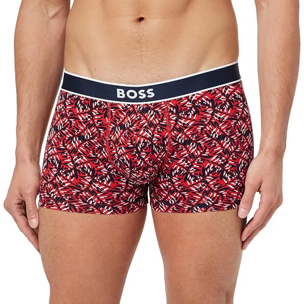 BOSS Trunk Jacquardstripe Boxer Uomo
