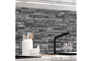 StickerProfis Küchenrückwand selbstklebend Matt-Optik - STEINWAND Luxury - 1.8mm, Versteift, alle Untergründe, Hart PET Material, Premium 60 x 280cm