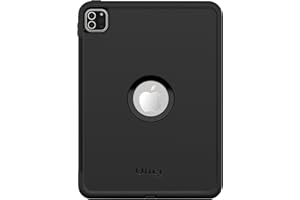 OtterBox Defender etui dla iPad Pro 11" (1. gen/2. gen/3. gen/4. gen), Etui z wbudowanym zabezpieczeniem ekranu,x2 Przetestowany Zgodnie ze Standardami Wojskowymi,Czarne,Bez Opakowania Detalicznego