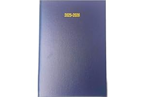 ARTH 2025-2026 Academic Diary A4 Day to a Page DAP Appointment Mid Year Planner- NEVY BLUE