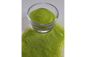 Deko-JunKies Sabbia decorativa per bricolage, sabbia di quarzo fine (verde mela)