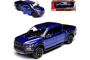 Motormax Ford F*150 Raptor Blau Pick-Up 13. Generation Ab 2014 Version 2017 1/27 1/24 Modell Auto
