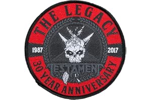 HOEAEA Testament 30 Years Anniversary Aufnäher Patch Gewebt & Lizenziert !!