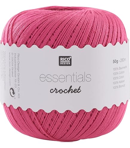 Anchor Freccia Häkelgarn Stärke 20 - 100% Baumwolle 50g/510m Weiß