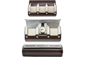 M MIRAGE LUXURY TRAVEL Watch Case for Men - Watch Roll Travel Case - Storage Organizer and Display - Mirage Watch Roll Case…