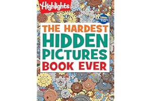 The Hardest Hidden Pictures Book Ever: 1500+ Tough Hidden Objects to Find, Extra Tricky Seek-and-Find Activity Book, Kids Puzzle Book for Super Solvers