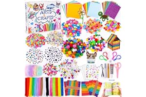 LELECHONG Arts and Craft Kits for Kids, Girls Toys Age 5 6 7 8 9 10 DIY Art Supplies Set Gifts for 4-11 Year Old Boys Kids 3000+ PCS Craft Toy Set Birthday Presents for 6 8 10 12 Year Old Teenage Kid Girl