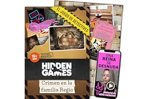 Hidden Games Escena del Crimen: Crimen en la Familia Regio, crimenes imperfectos, Exit Juego de Mesa de Misterio y Detectives cooperativo, 1-6 Jugadores, a Partir de 14 años, en español.
