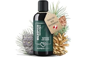 ‎ALPENHERZ ALPENHERZ Saunaaufguss - 100% naturrein - 100ml mit ätherische Öle aus Zirbenöl, Fichte & Kiefer Saunadüfte Aufgussmittel Saunaöl Sauna Zubehör Saunaduft Aufguss Geschenkset
