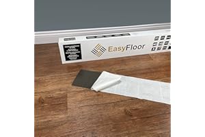EasyFloor© Self Adhesive Floor Tile Vinyl Flooring Dark Brown Wood Effect Peel and Stick Tile 15X90cm 35pcs Wooden Flooring for Kitchen Living Room and Bathroom Floor Planks