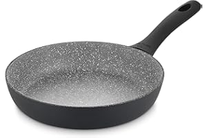 ‎GERLACH Gerlach Granitex Grey Patelnia Z Powłoką Ceramiczną Patelnia Ceramiczna Indukcja Elektryczne Gazowe Ceramiczne Kuchenki 28 cm Szara