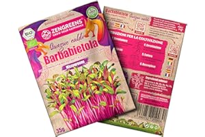 ZenGreens® - Semi di barbabietola biologico - Scegli tra 35g, 200g e 500g - Germogli di barbabietola - Germinazione superiore al 97% - Microgreens