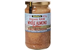 Carley's Large Organic Raw Whole Almond Butter 425g