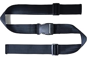 Zarpma Ceinture de sécurité à 2 points, Harnais de sécurité pour enfant pour poussette, chaise haute, chaise (1,4 m de long)