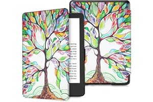 Fintie Etui do nowego Kindle (11. generacja - 2022) z 6-calowym wyświetlaczem - najcieńszy i najlżejszy pokrowiec ochronny torba z automatycznym uśpieniem/budzeniem, drzewo miłości