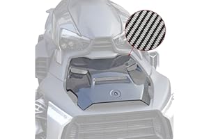 SAUTVS Epic Hood Panel for Can-Am Ryker, Carbon Fiber Color Style Epic Turbo Hood Scoop for Can-Am Ryker 600 900 & Ryker Rally Edition 2019-2025 Accessories (1PC, Replace #219400877)