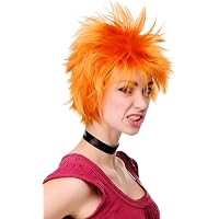 WIG ME UP Herrenperücke – 60er Jahre Rockabilly Style – Hellblond Mit Tolle & Kotletten