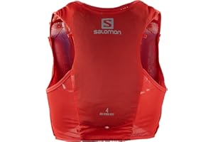 SALOMON Adv Hydra Vest 4 Unisex Hydration Vest Trail running Hiking, Comfort and Stability, Quick Access to Hydration, and Simplicity