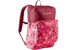 VAUDE Kinderrucksack Minnie für Jungen & Mädchen, komfortabler Wanderrucksack Kinder 10 L in Pink, Wetterfester Schulrucksack mit viel Stauraum & reflektierende Elemente