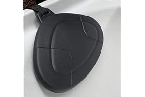 Happy Hot Tubs Weighted Bath Hot Tub Pillow Headrest Head Neck Rest Cushion Fits Lots of Spas - Available in Black or Grey (Black)