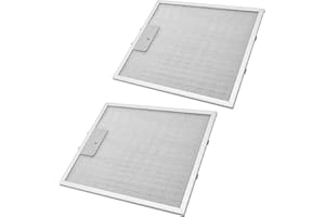vhbw 2x filtro metálicos de grasa reemplaza IKEA 480122102168 para campana extractora - 30,4 x 26,8 x 1,2 cm, metal