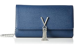 Valentino by Mario Valentino Divina, Pochette Donna, Nero, 6x15x27 cm (B x H x T)