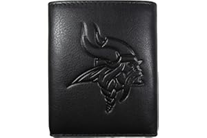 Siskiyou Sports Embossed Leather Tri-fold Wallet
