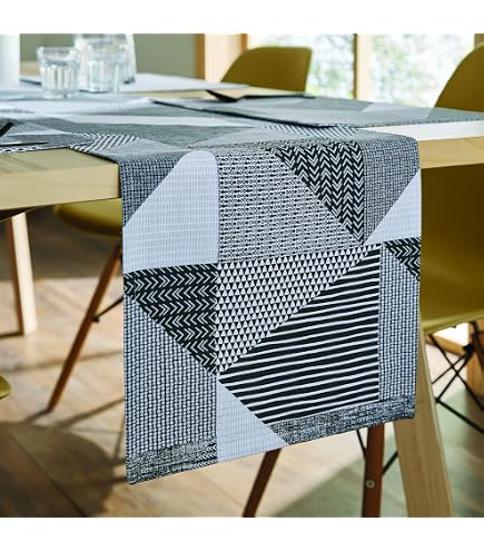 Lot De 2 Torchons De Cuisine Catherine Lansfield - Motif Géométrique Gris, Coton, 50x70 Cm, Lavable Machine