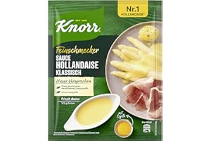 ‎KNORR Knorr Feinschmecker Sauce Hollandaise klassisch eine leckere Soße ohne geschmacksverstärkende Zusatzstoffe 250 ml 1 Stück