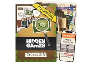 Hidden Games Tatort - Grünes Gift - Deutsch - Realistisches Krimispiel, spannendes Detektivspiel, Escape Room Spiel