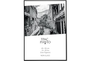 ALUMAXX The Photo Album Company PAAF4050B-BLK Luxury Black Satin Aluminium Frame - 40X50