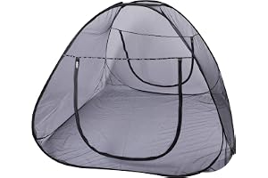 Windhager myggnät 180 x 200 cm antracit, popup insektsskydd, myggnät för säng och dubbelsäng, omedelbart klar att använda, vi