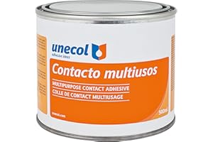 Unecol 3220 Adhesivo de Contacto Multiusos (Bote), Beige, 500 ml