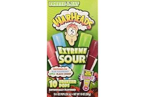 ‎WARHEADS 10x WARHEADS Extreme Sour Freezer Pops - aus USA