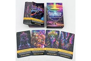 QCFQCF Money and Career Oracle Deck, Money oracle cards,Help Guide You and Make Mindful Decisions as You Move up in Your Career，Tarot cards for beginners