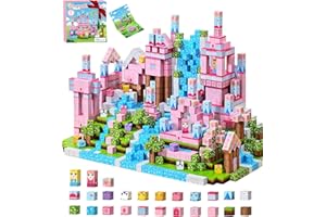 HOPFROG 200pcs Magnet Blocks Gifts for Girls Stocking Fillers Kids Toys Ages 3 4-8 5-7 8-12 Year Old, Castle Building Set Montessori Sensory for Toddlers Children Party Halloween, Christmas, Birthday