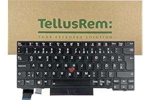 TellusRem ersatztastatur Deutsche Hintergrundbeleuchtung für Lenovo Thinkpad X280 X390 X395