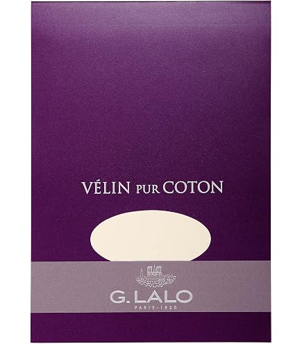 Ensemble Correspondance Lalo Vélin Pur Coton Crème - 10 Feuilles A5 125g + 5 Enveloppes C6 Gommées