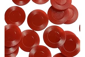 POKER CHIP SHOP Sachet de 500 jetons fins / jetons de poker - Environ 39 mm