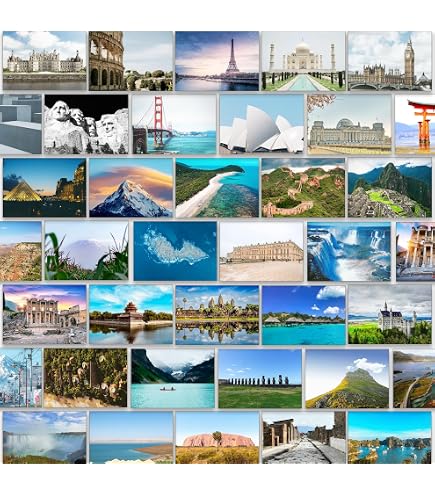 Aazon.co : Xtvinv Barcelona Spain Europe Travel Postcards Fro Around The World Vintage...