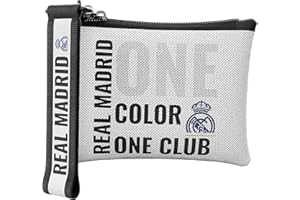CYPBRANDS Unisex Kinder Real Madrid Monedero Color One Club Geldbörse, weiß