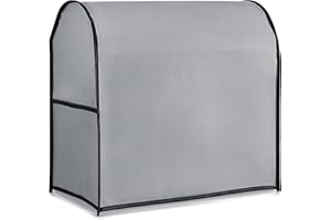 kwmobile Funda Compatible con KitchenAid 4,3-4,8 litros - Cubierta Protectora con Bolsillos para Accesorios Gris Claro